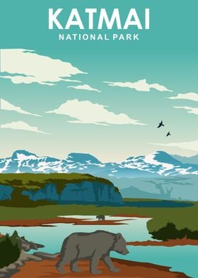 Katmai National Park print