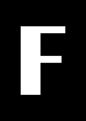 Alphabet letter F