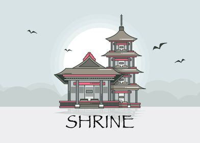 Japanese shrine 