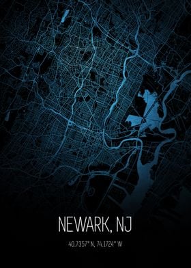 Newark New Jersey Map