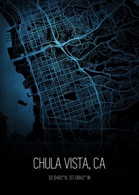 Chula Vista City Map