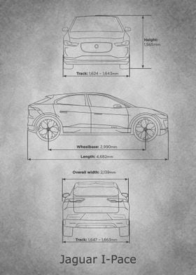 Jaguar I Pace 2020  gray 