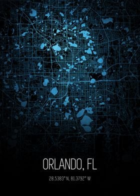 Orland Florida Map