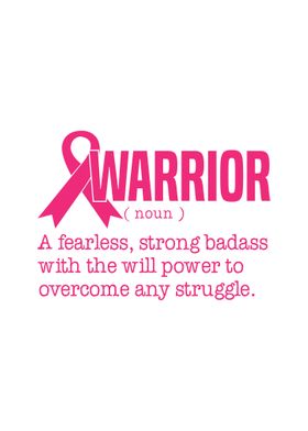 Cancer Warrior Wall Decor