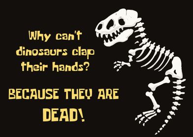 Fossil dinosaur joke 