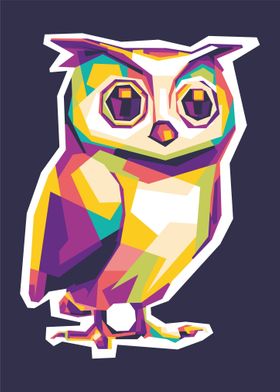  owl popart wpap