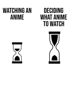 Watching Anime Deciding