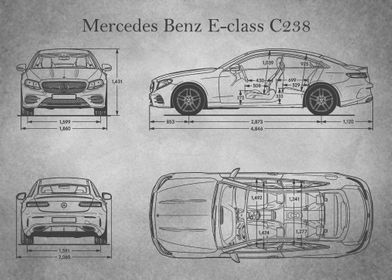 Mercedes Benz Eclass  gray