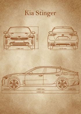 Kia Stinger Blueprint old 