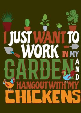 Garden And Chickens