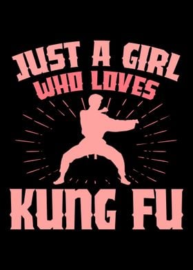 A girl who loves Kung Fu