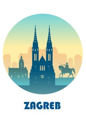 Zagreb illustration