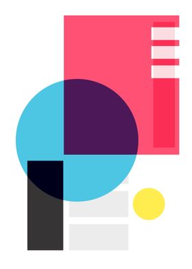 abstract colour poster