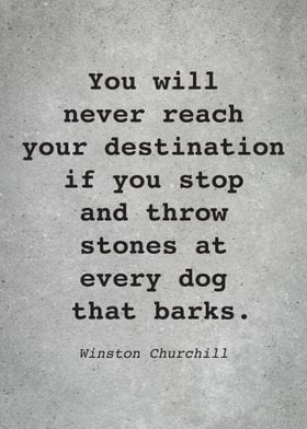 W Churchill Quote L005