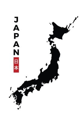 Japan Map Island