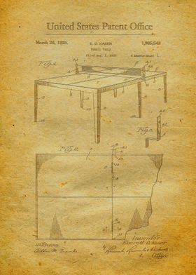 86 Table Tennis Patent 19