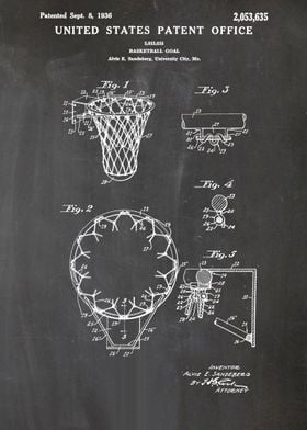 4 Basketball Hoop Patent