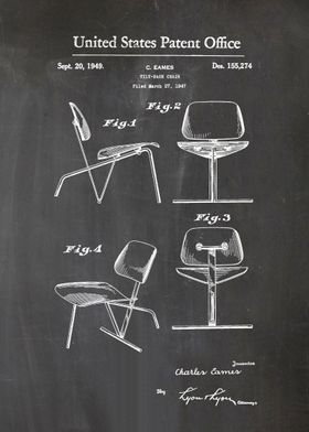 37 Eames Chair Patent Pri