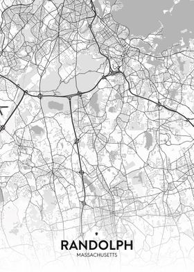 'Randolph MA' Poster by IMR Designs | Displate