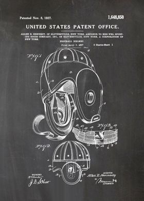 13 Football Helmet Patent