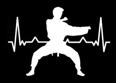 Karate Heartbeat ECG Pulse