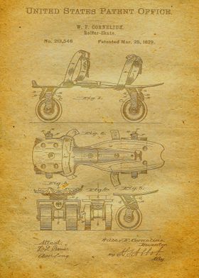 88 Roller Skate Patent