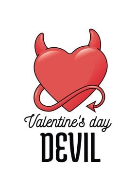 Valentines day Devil