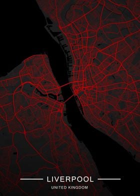 City Map Of Liverpool