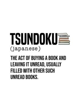 Tsundoku Book Wall Decor