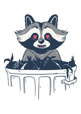 Raccon Trash Love