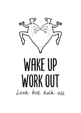 Gym Workout Funny Wall Art