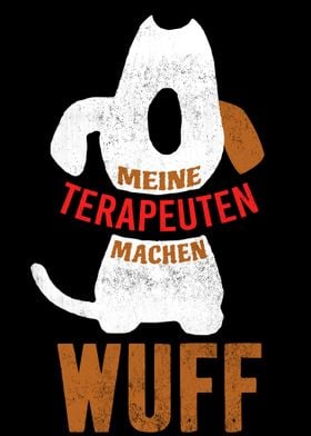 Therapeut macht Wuff Hund