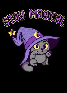 Stay Magical Cat Halloween