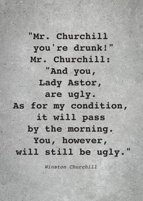 W Churchill Quote L028