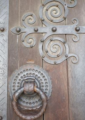 Ancient Door Portugal port