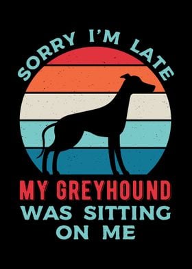 Funny Greyhound Dog