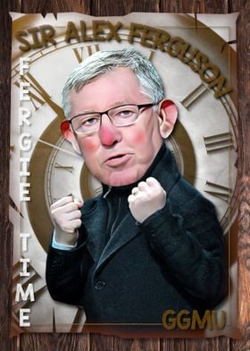 Fergie Time Caricature