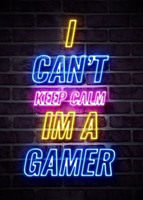 I CANT KEEP CALM IM A GAME