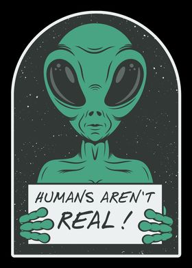 Humans are not real