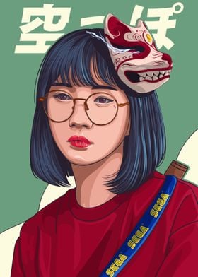 JAPANESE GIRL PORTRAIT