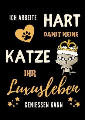 Arbeite hart fr Katze 