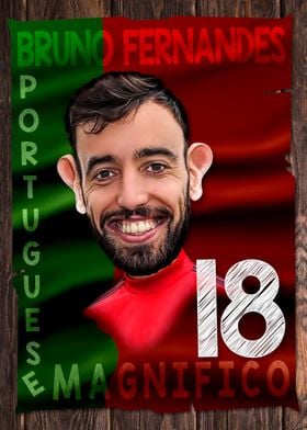 Bruno Fernandes Caricature