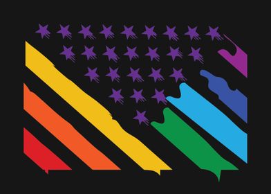 LGBTQ rainbow flag 