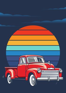 Classic Truck Poster
