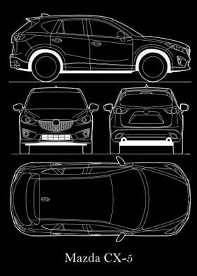 Mazda CX5 2013 Blueprint 