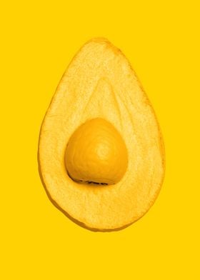 Yellow avocado