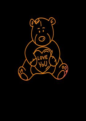 Dear Bear Love Heart