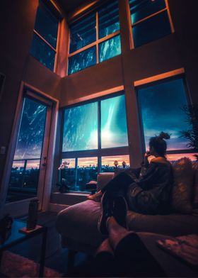 Relaxing Window Space View