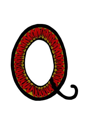 Q Anon Red and Yellow