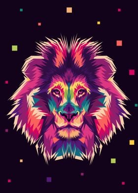 LION POP ART